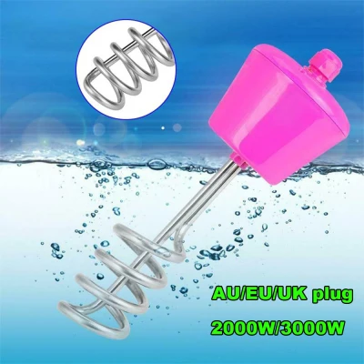 QTNJVE Portable Bath Tub Immersion Camping Suspension Electricity Inflatable Pool Water Heater Element Boiler Heating Rods
