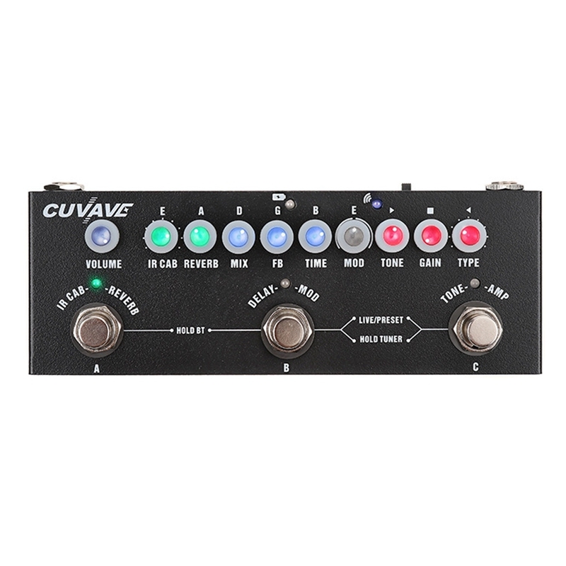 Cuvave Cube Baby Multi Effects Pedal with 8 Ir Cabinet Simulation with Reverb Delay Chorus Phaser Tremolo Effect Malaysia