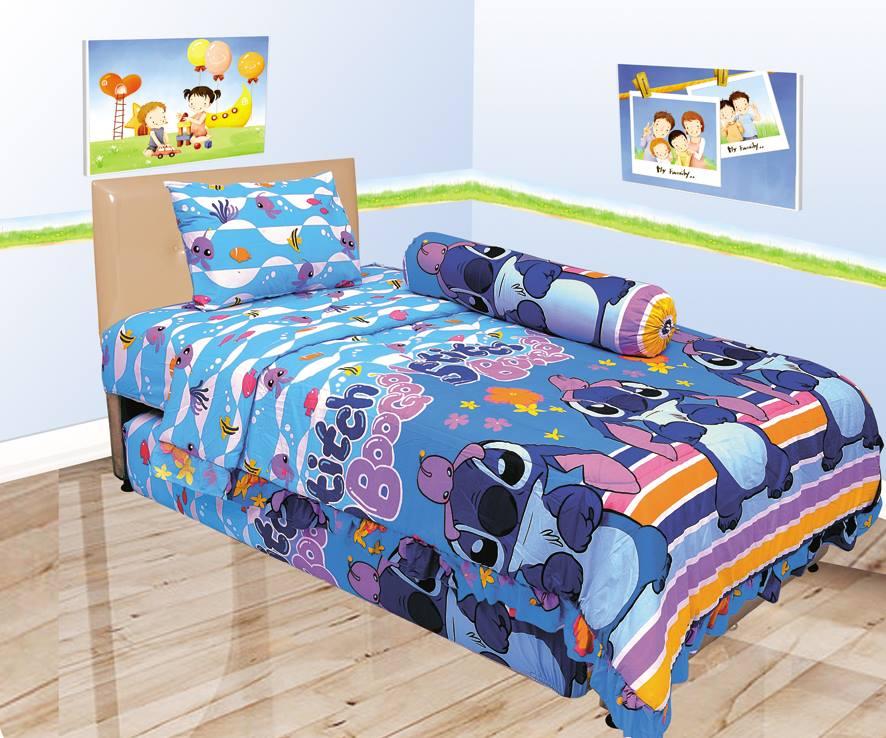 Sprei Sorong Lady Rose motif Karakter Kartun 120 x 200 cm Duo ladyrose kids anak remaja