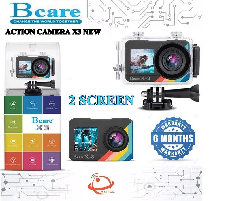 ... Bcare BCam X 3 Action Camera WiFi 16 MP SonySensor 4K DUALSCREEN Black