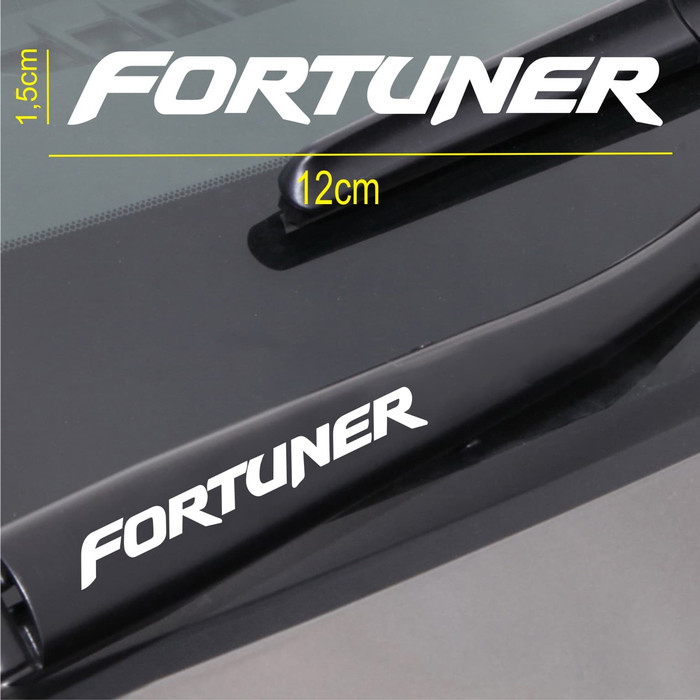 Stiker Wiper Mobil Fortuner Toyota Car Decal Sticker New Keren Harga 11,250 rupiah*Gratis Ongkir