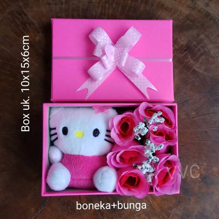 Buket Boneka Hello Kitty Bunga Buket Box Handbouqet Valentine Lazada Indonesia