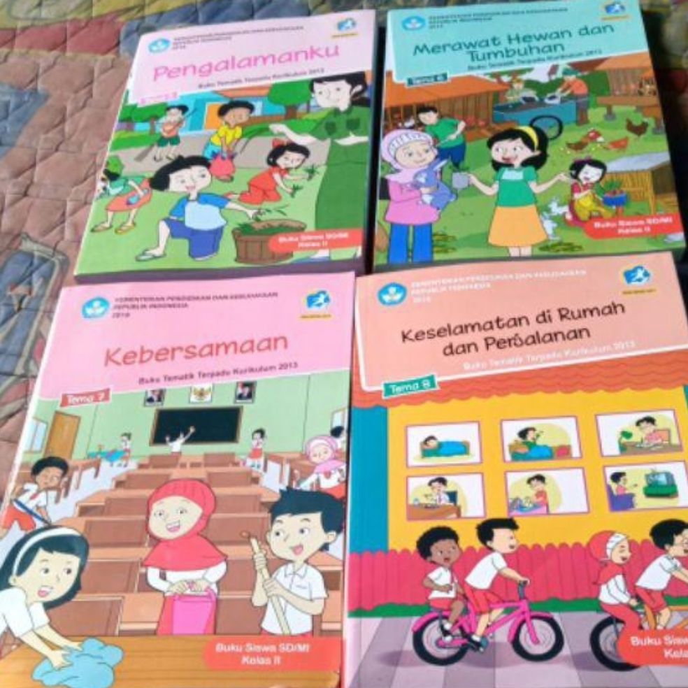 Buku Tematik Kelas 2 Untuk Semester 2 Buku Tema 5678 Lazada Indonesia