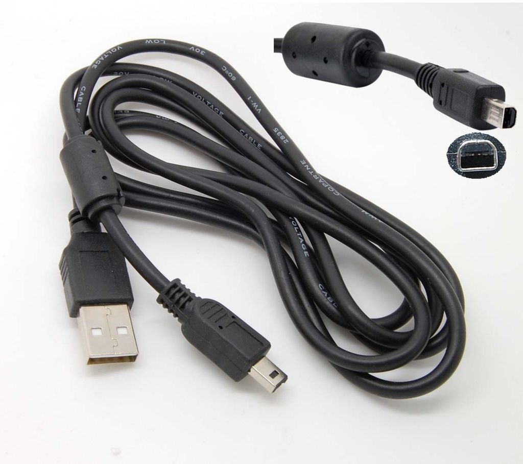 Kabel Mini Cable USB pins digital cámara Kodak Easyshare X6490