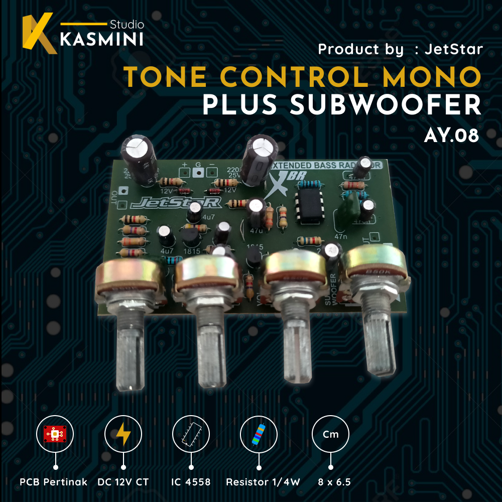 Kit Tone Control Mono Plus Subwoofer Ct Lazada Indonesia