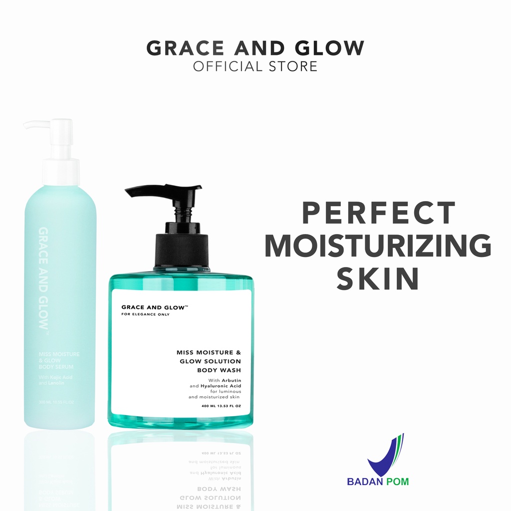 Grace and Glow Miss Moisture and Glow Solution Body Wash + Body Serum