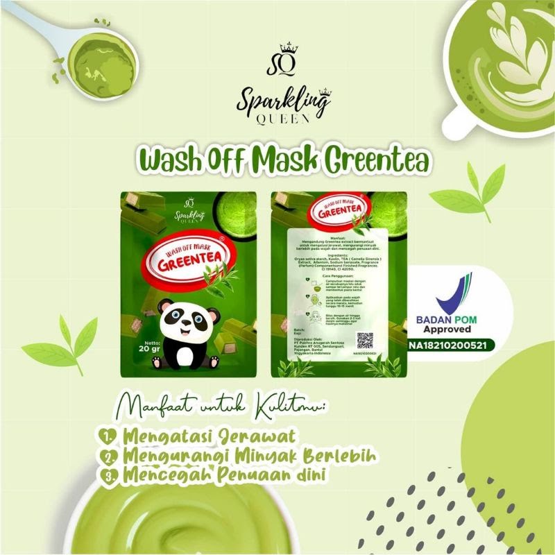 Masker Wajah Sparkling Queen Wash Off Mask Sparkling Lazada Indonesia