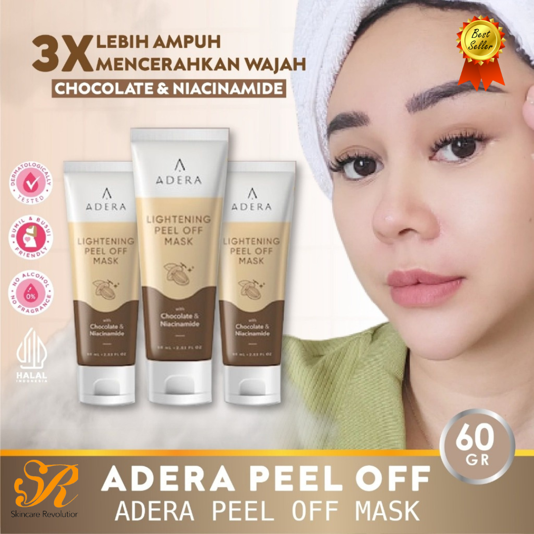 Adera Lightening Peel Off Mask Mencerahkan Kulit Tampak Lebih Halus Dan Lembut Lazada Indonesia