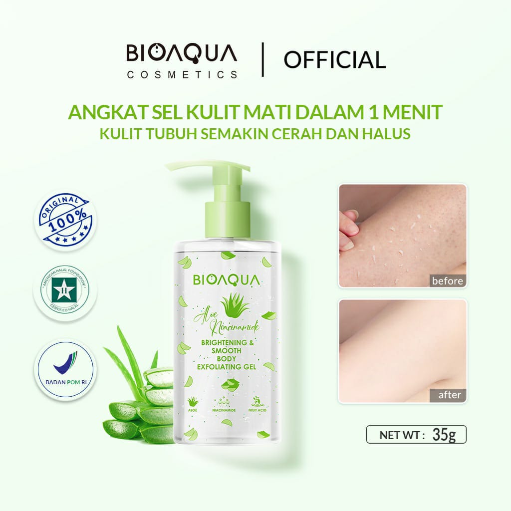 OAS ( ORIGINAL ) eksfoliasi bioaqua bioaqua eksfoliasi gel bioaqua exfoliating gel