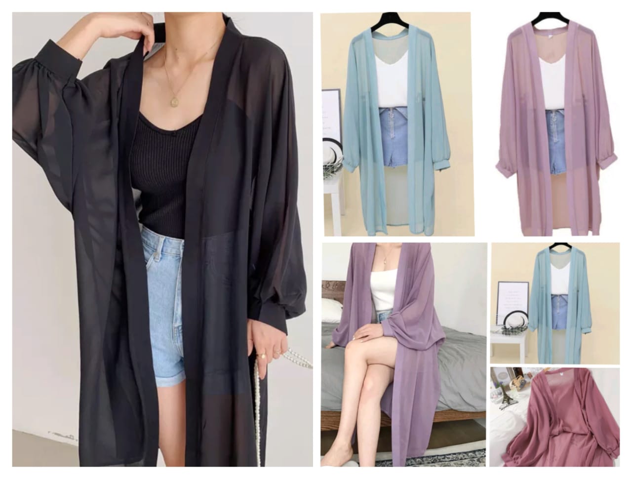 BYS - ZEC Cardigan Panjang Wanita 