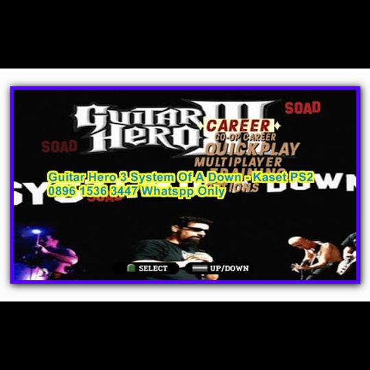 guitar hero 3 system of a down