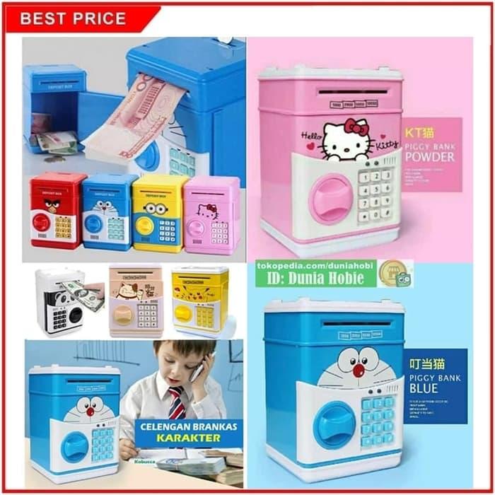 CELENGAN BRANKAS HELLO KITTY DORAEMON MINION SAVING BANK