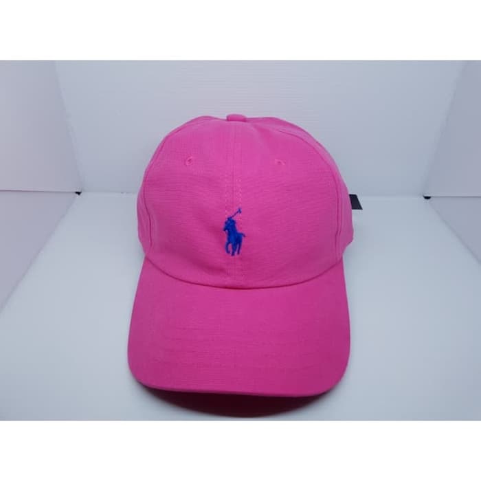 pink polo hat