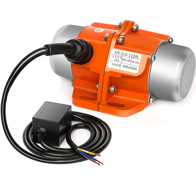 Concrete Vibrator Vibration Motor Single Phase AC 110V 3600RPM,Aluminum Alloy Case Electric for
