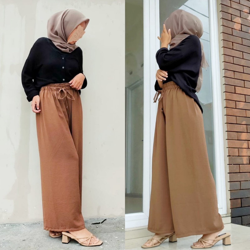 CELANA KULOT CRINKLE AIRFLOW KEKINIAN VIRAL TERBARU Celana Full