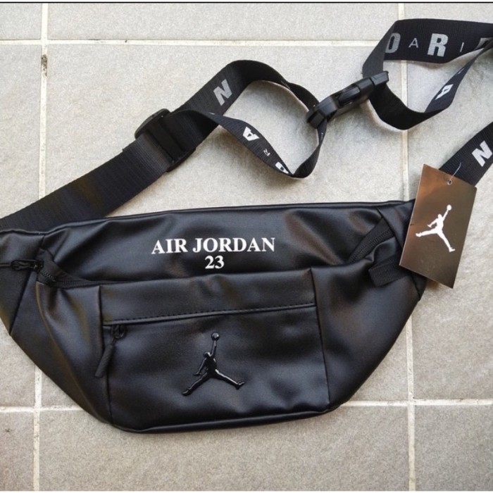 harga air jordan 23 leather waist bag original