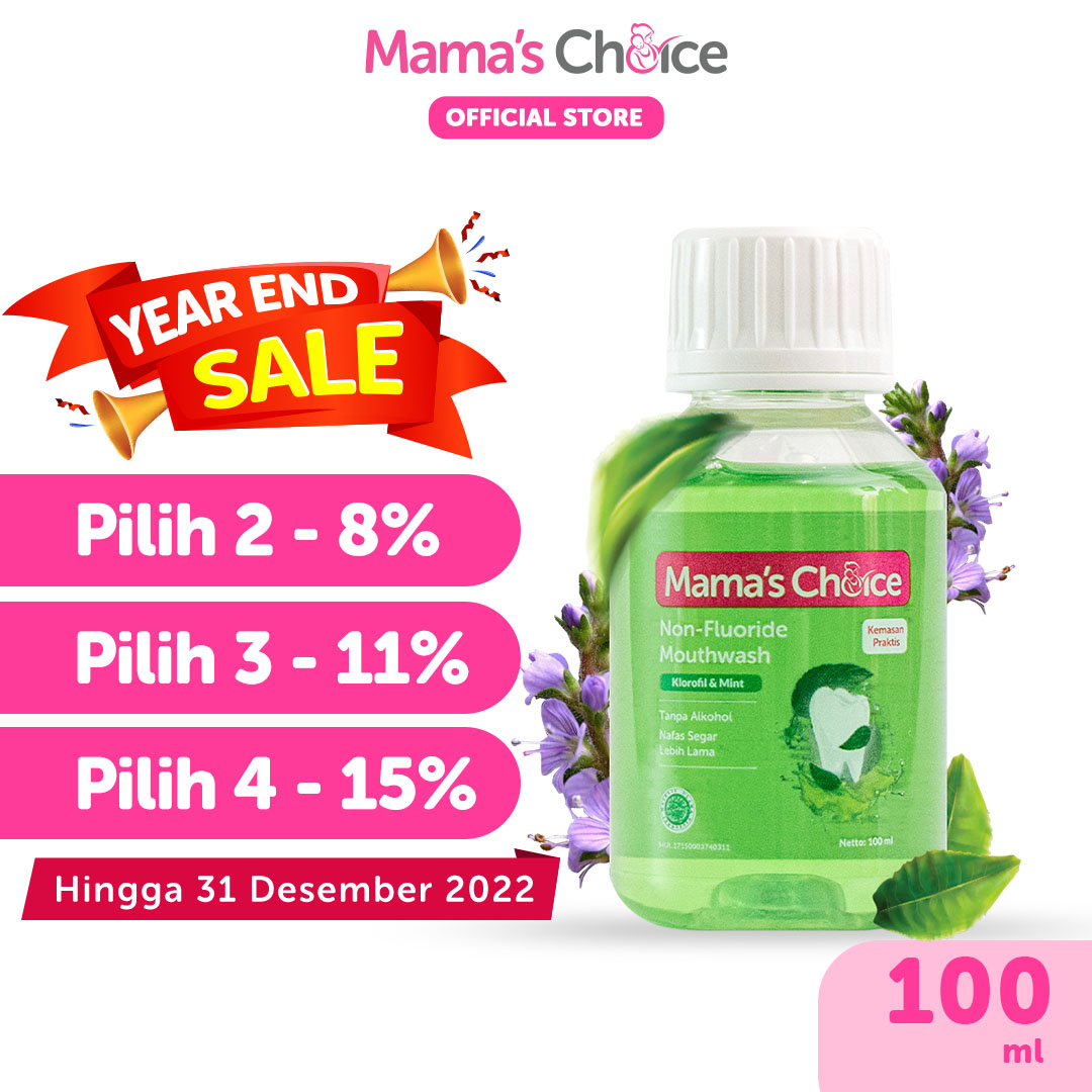 Obat Kumur Mama's Choice Mouthwash (Halal dan Bagus untuk Ibu Hamil
