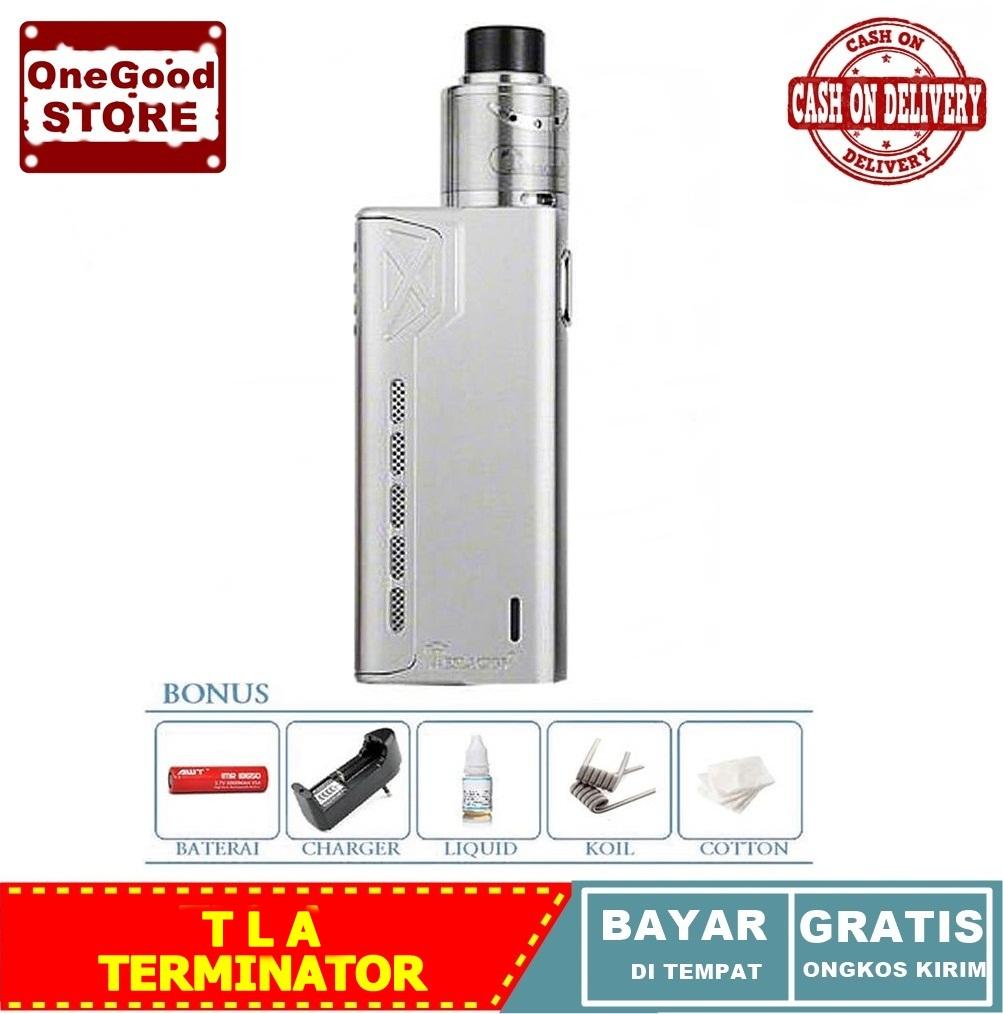 OneGood - Paket Siap Ngebul TLA Terminator Rokok Elektrik Vape TLA + Free Baterai Kabel Data Coil Liquid Kapas OneGood - Paket Siap Ngebul TLA Terminator Rokok Elektrik Vape TLA + Free Baterai Kabel Data Coil Liquid Kapas