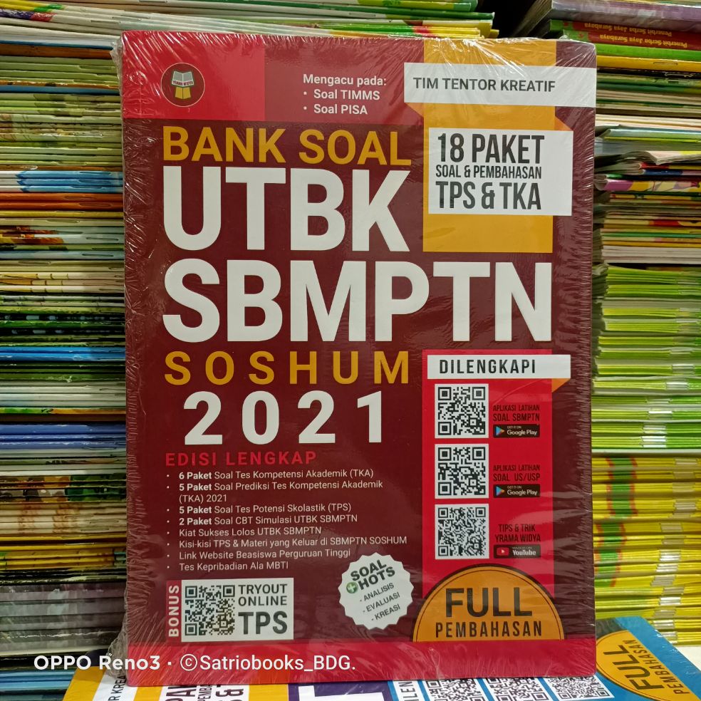Bank Soal Utbk Sbmptn Soshum 2021 Tps Tka Full Pembahasan Lazada Indonesia