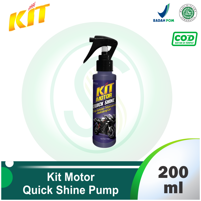KIT Motor Quick Shine 100ml Perawatan Motor Lazada Indonesia
