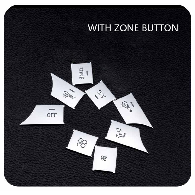 Silver Volume Button Cover Trim For Mercedes Benz C E GLK CLS ML Class – ABS Plastic