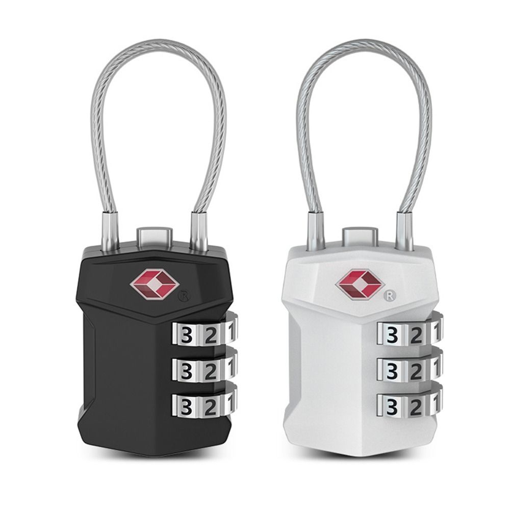 HETU070703. Anti-theft Cabinet Locker Travel Safely Luggage Password Lock TSA Customs Code Lock 3 Digit Combination Lock Bag Padlock