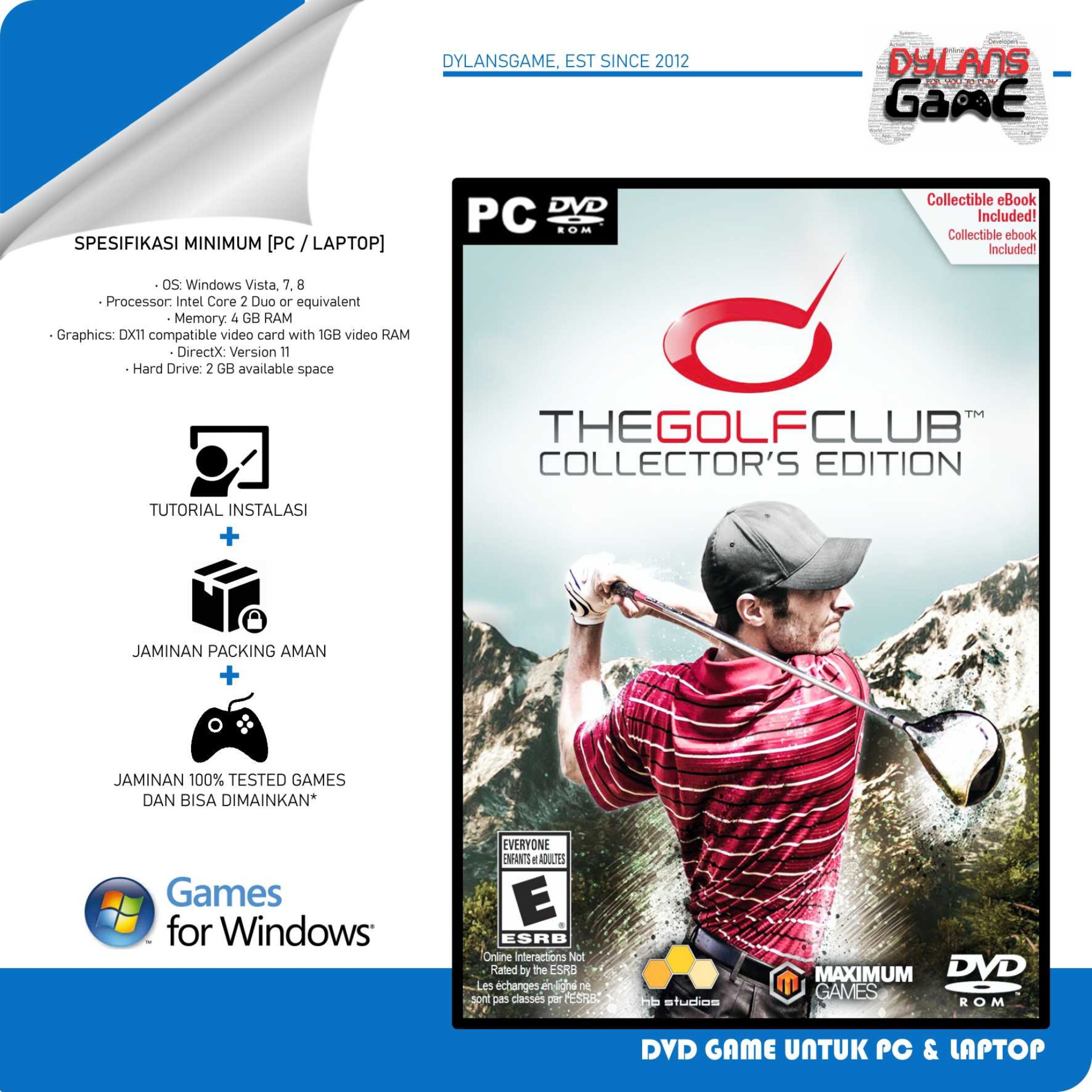 THE GOLF CLUB COLLECTORS EDITION KASET DVD GAME PC GAME LAPTOP Lazada