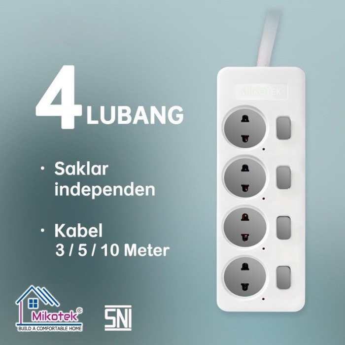 Stop Kontak Kabel Switch Mikotek / Stop Kontak Kabel Saklar On Off ...