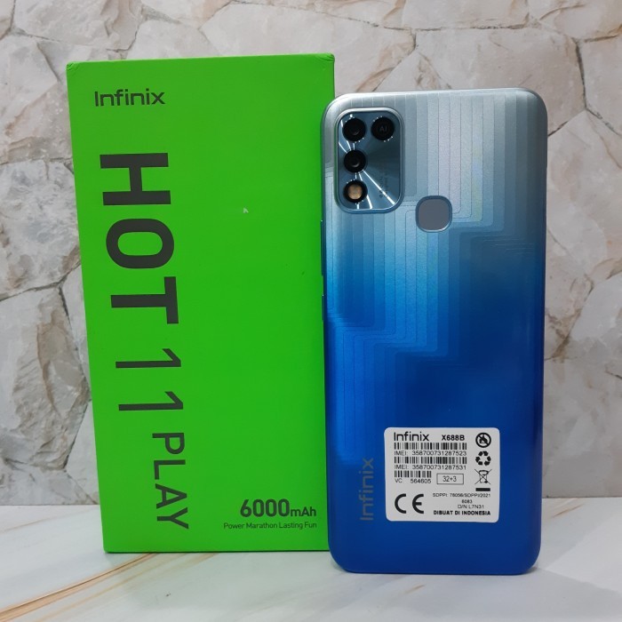 INFINIX HOT 11 play 4/64 SECOND FULLSET | Lazada Indonesia