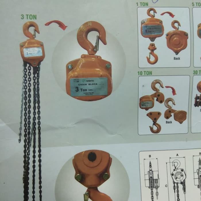 CHAIN BLOCK KONDO 2TON X 7 METER TAKEL KONDO 2TON HOIST KONDO 2TON