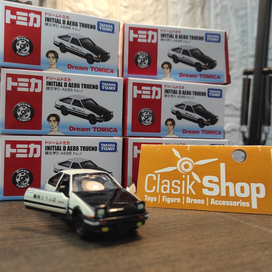 Dream Tomica Initial D AE86 Trueno (Fujiwara Tofu Shop) Tomica Wiki