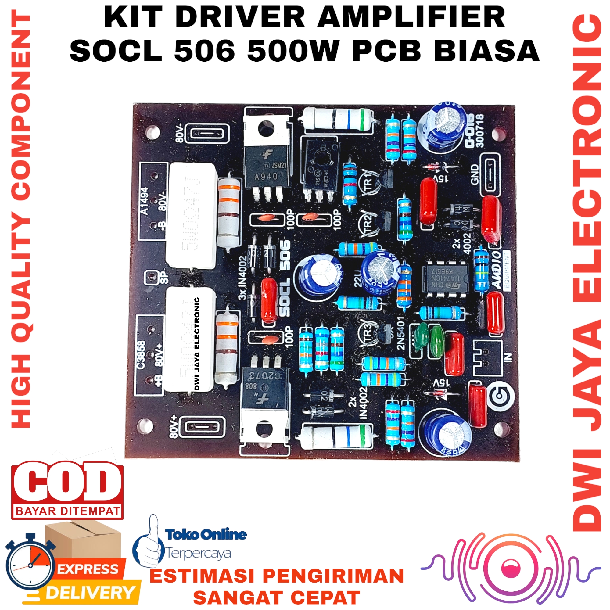 KIT DRIVER AMPLIFIER SOCL 506 500W PCB BIASA | Lazada Indonesia