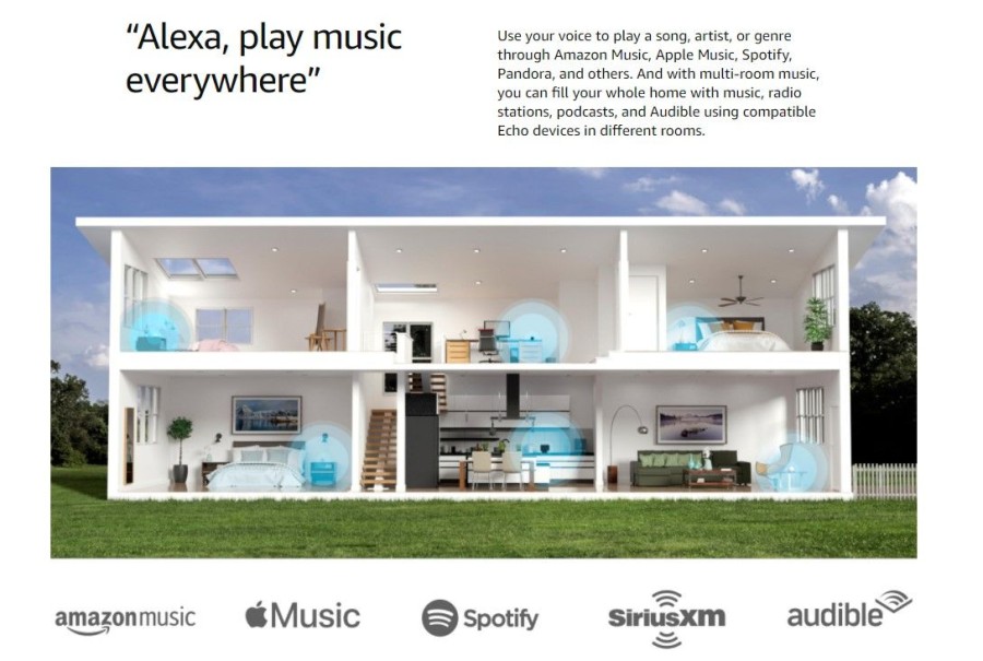 Amazon Echo Dot 4th Gen Alexa Voice 