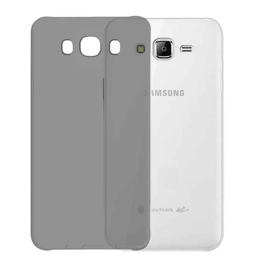 Qc silicon tpu lentur Samsung Galaxy E7 E700 Gliter Softcase / Softshell - Transparant