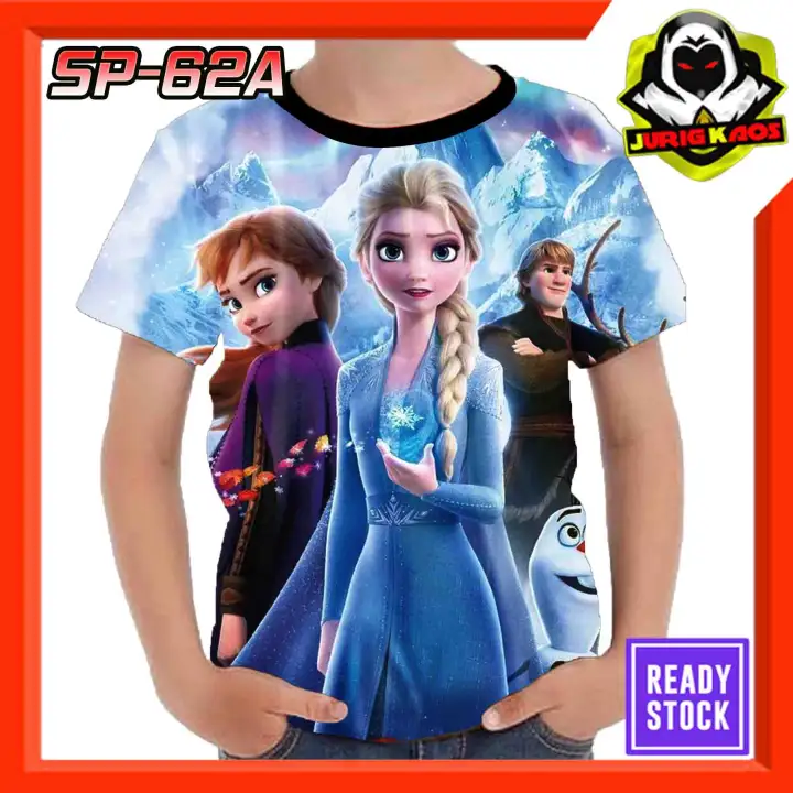Kaos Frozen 2 Karakter Elsa Baju Anak Cewek Murah Lazada Indonesia