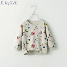 Bộ Quần Áo Bé Gái Kidlove, Áo Hoodie Trẻ Em Áo Len Dài Tay Thu Đông, Áo Sơ Mi Mặc Trong