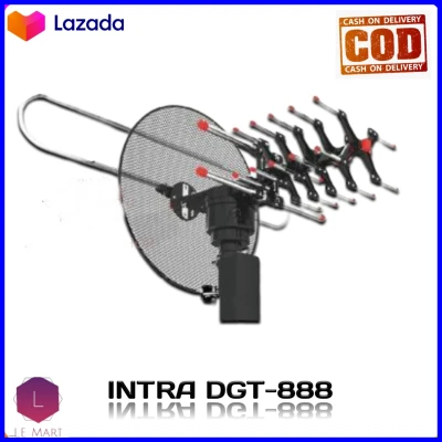 Intra INT-888 DGT Antena digital TV outdoor Remote FOR tabung & LED TV