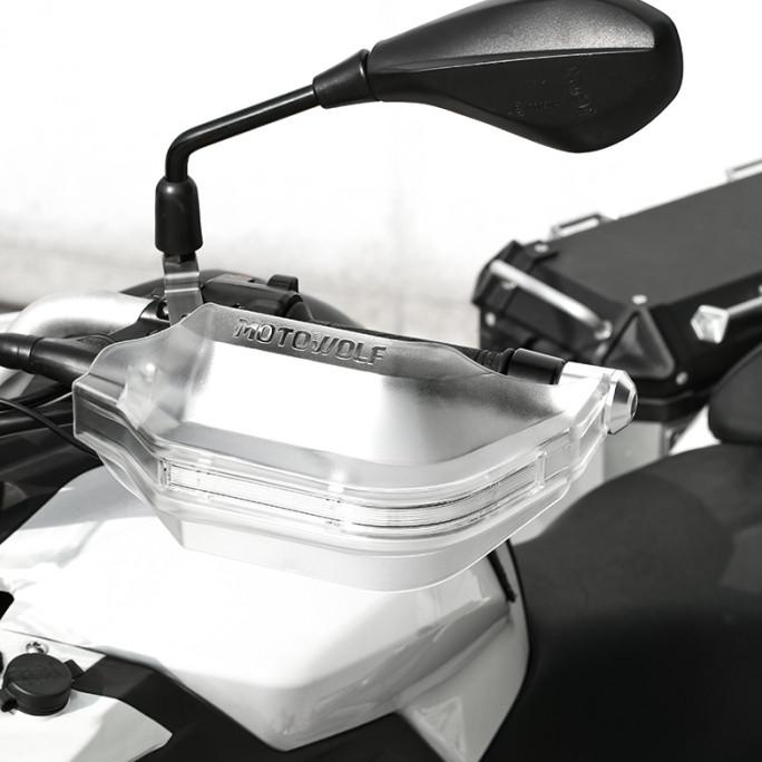 MOTOWOLF HAND GUARD HANDGUARD DENGAN LED SEIN PELINDUNG TANGAN MOTOR