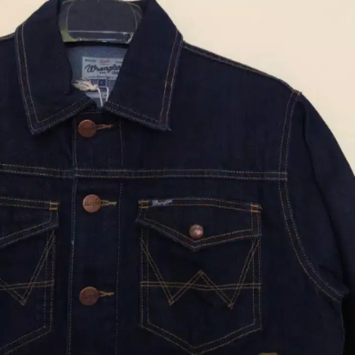 jaket jeans wrangler original