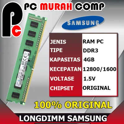 Ram PC 4Gb DDR3 - Pc 12800