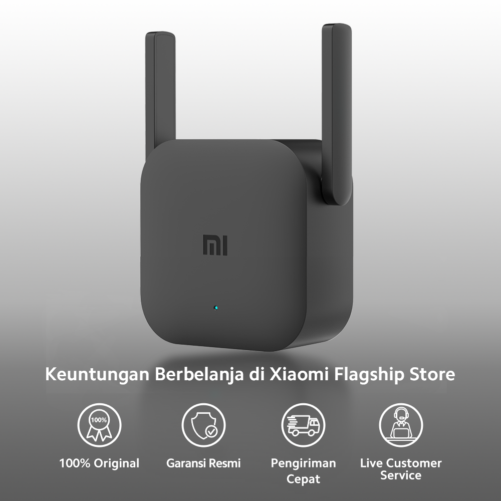 Xiaomi Wi-Fi Range Extender Pro | 2 x 2 Antena Eksterna l 300 Mbps | Mendukung Aplikasi Mi Home [ Official Store ] - Gambar 2