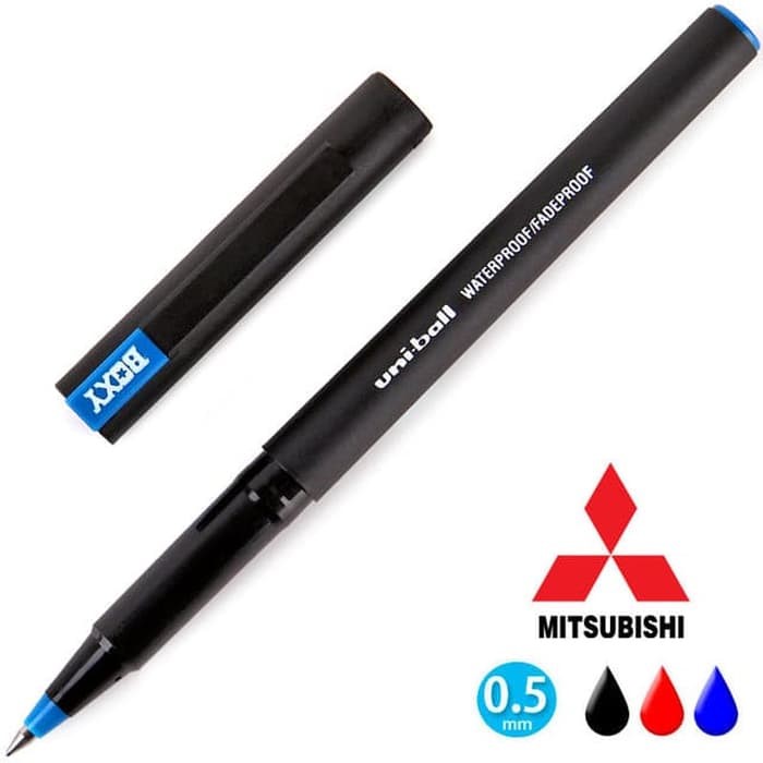 Pulpen Boxy Ub Pen Waterproof Tahan Air Mm Gel Pen Pulpen Tanda