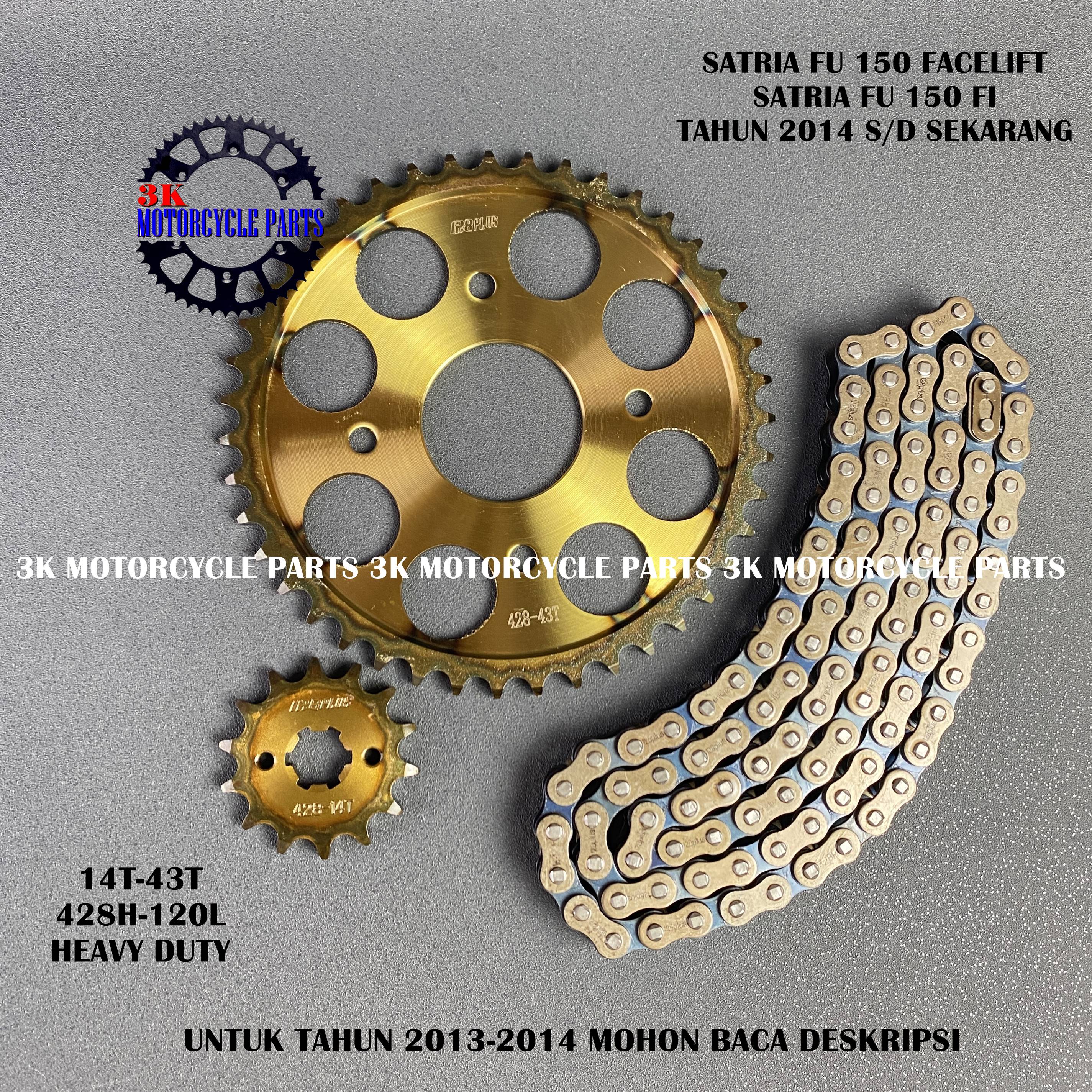 GEAR GIR SET GEAR GIR PAKET SATRIA FU 150 FI SATRIA FU 150 FACELIFT