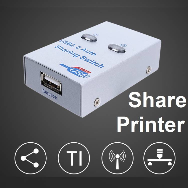 Switch Hub Cabang Otomatis USB 2 port to 1 Printer Network Lazada