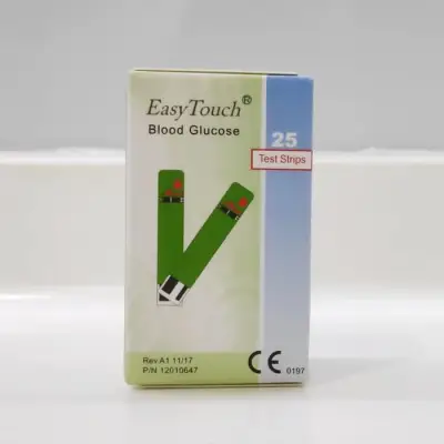 EASY TOUCH GLUCOSE STRIP isi 25 pc. EASYTOUCH STRIP TEST GULA DARAH