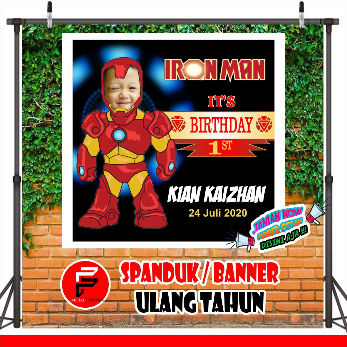 Banner Ultah / Spanduk Ulang Tahun / Banner Ultah Custom / Spanduk