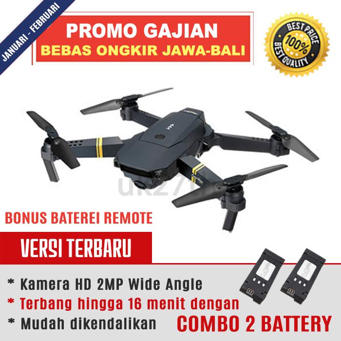 Drone Baby Mavic Eachine E58 S168 Combo 2 Battery Vs Visuo XS809HW - WIFI FPV With 2MP Wide Angle HD Camera Altitude Hold Murah