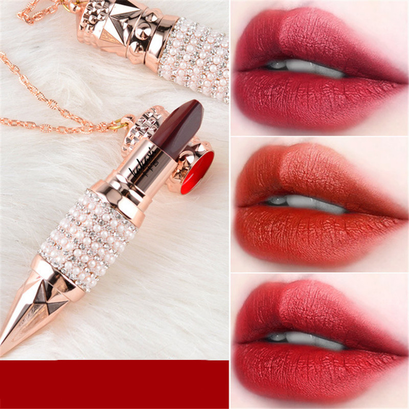Gambar Queen s Scepter 3 Color Lipstick Moisturizing Waterproof Long lasting Lip Makeup Rich Color Non stick Cup Lip Glaze