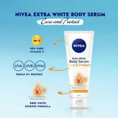 NIVEA Body Serum Extra White Care & Protect / Nivea Extra White Body Serum Care & Protect / Nivea Body Serum / Nivea Serum Extra White COD