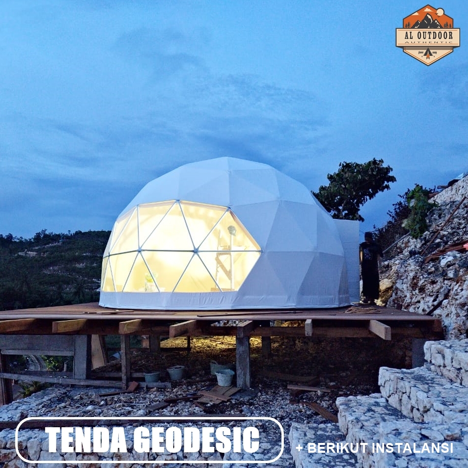Tenda A Bolle Trasparente Glamping - Cupola 3m / 3.6m In PVC Resistente, Per 2-5 Persone, Ideale Per Campeggio, Giardino E Spiaggia - 6